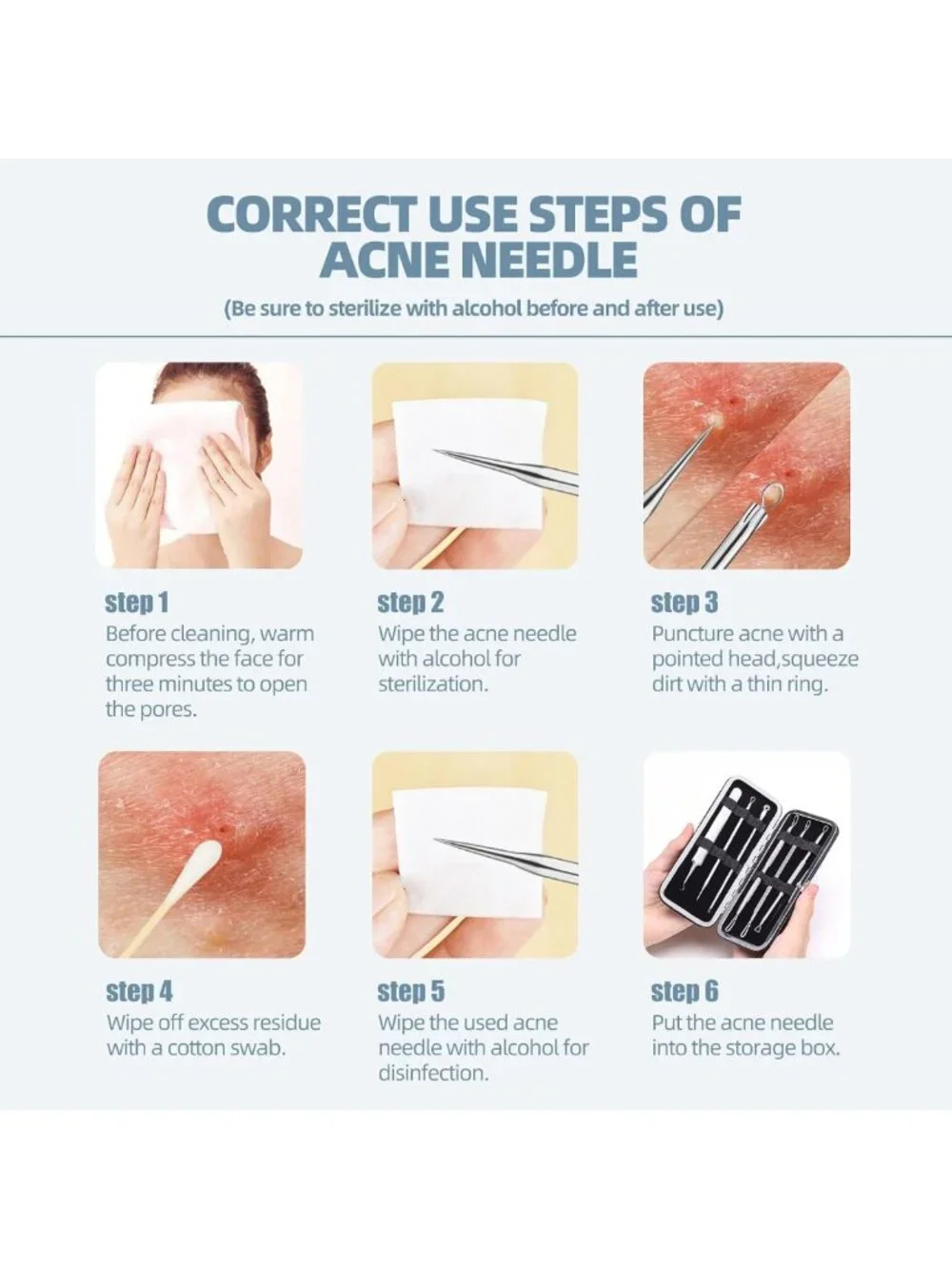 Effective Blackhead Remover Kit | Comedone Extractor for Acne Treatment & Clear